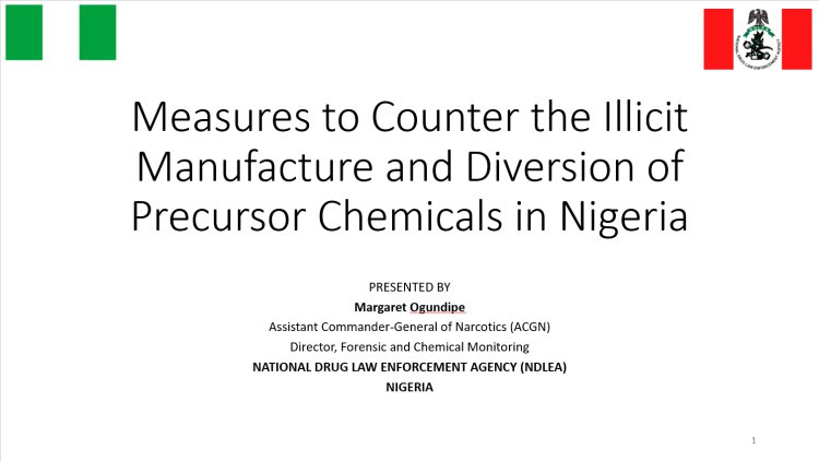 HONLAF Abuja 2023: Measures to Counter the Illicit Manufacture and Diversion of Precursor Chemicals in Nigeria