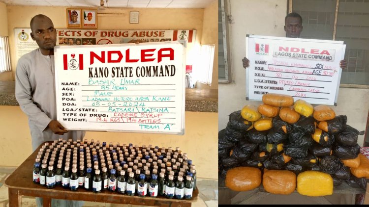 NDLEA smashes intl. drug syndicate, seizes Loud consignments, arrests 5 members